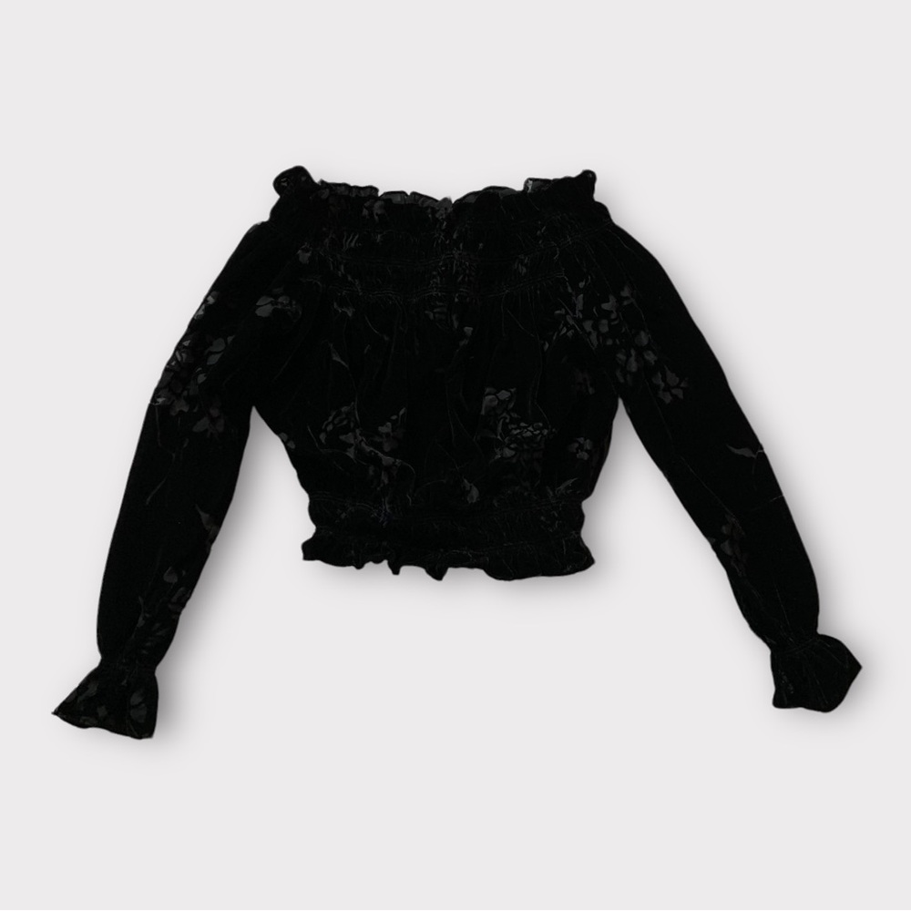 Vintage 90s/Y2K velvet shirt